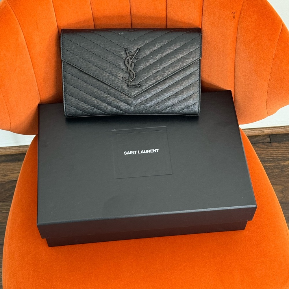 YSL C. WALL(153Y)MONO WITH REMO GRAIN DE POUDRE TECHNO SL
NERO